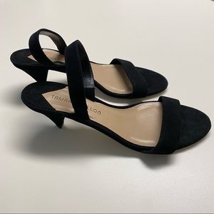 Tamara Mellon Suede Savoye Slingback Sandals